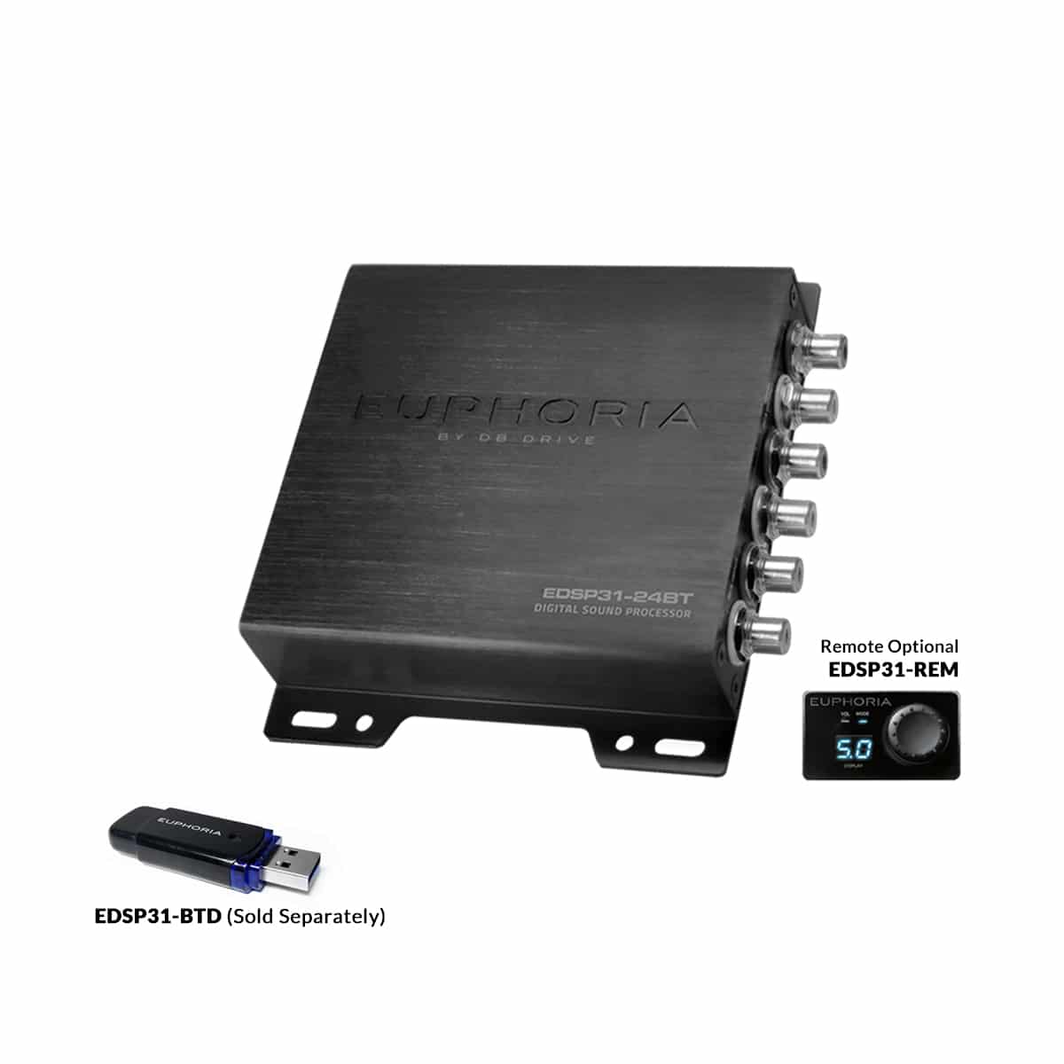 DB Drive EDSP31-24BT : 4-Channel 31 Band DSP