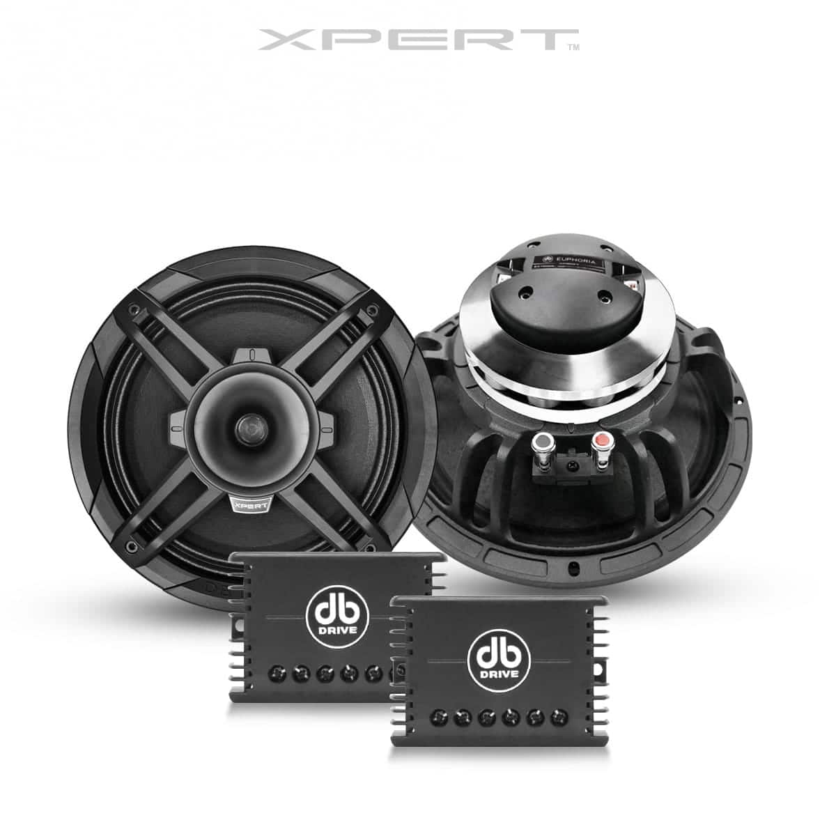 DB Drive EX10NCD : 10" 2-Way High Efficiency Loudspeaker W/Back Mounted Compression Driver Tweeter