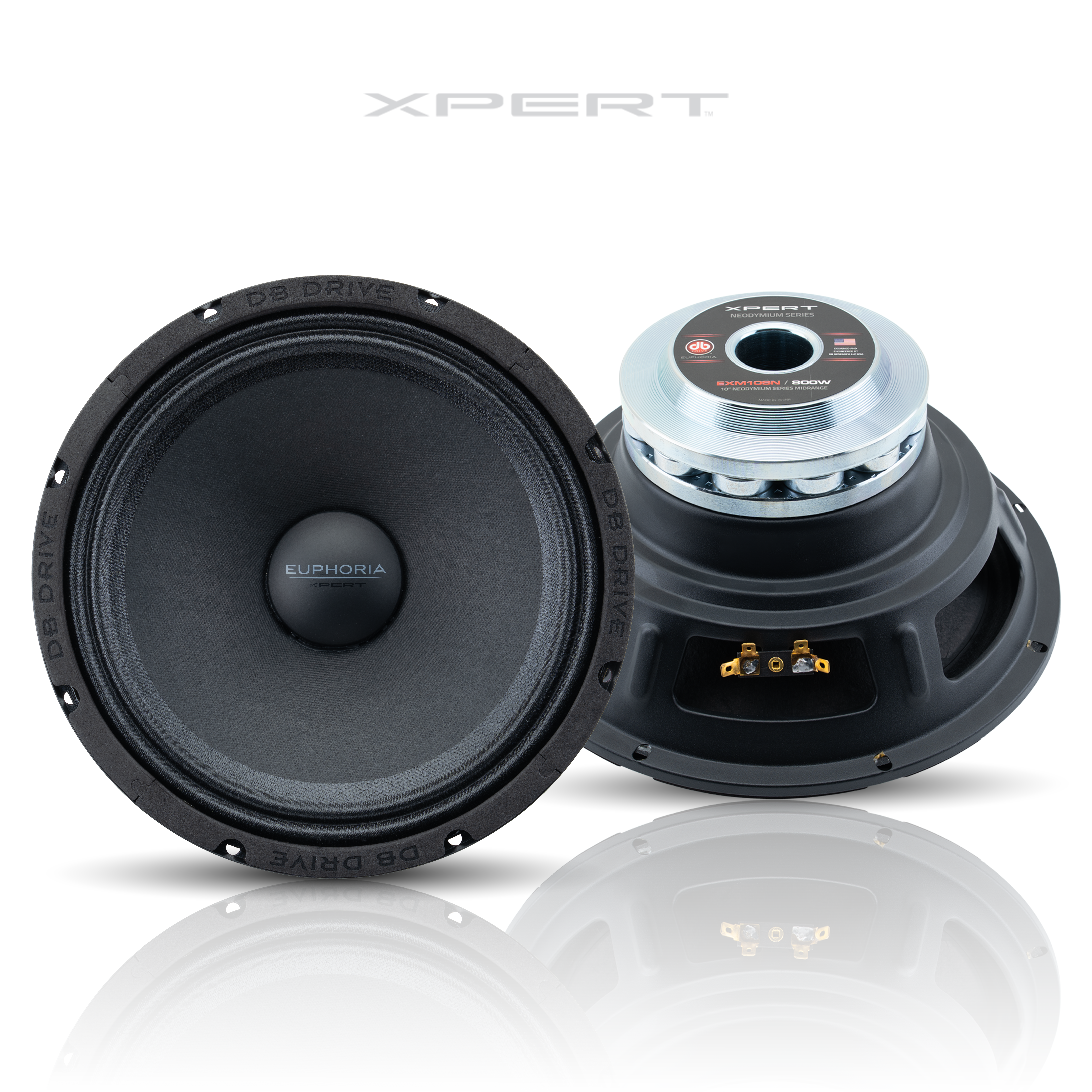 DB Drive EXM10SN : 10 in. NEO Midrange - Stamped Frame