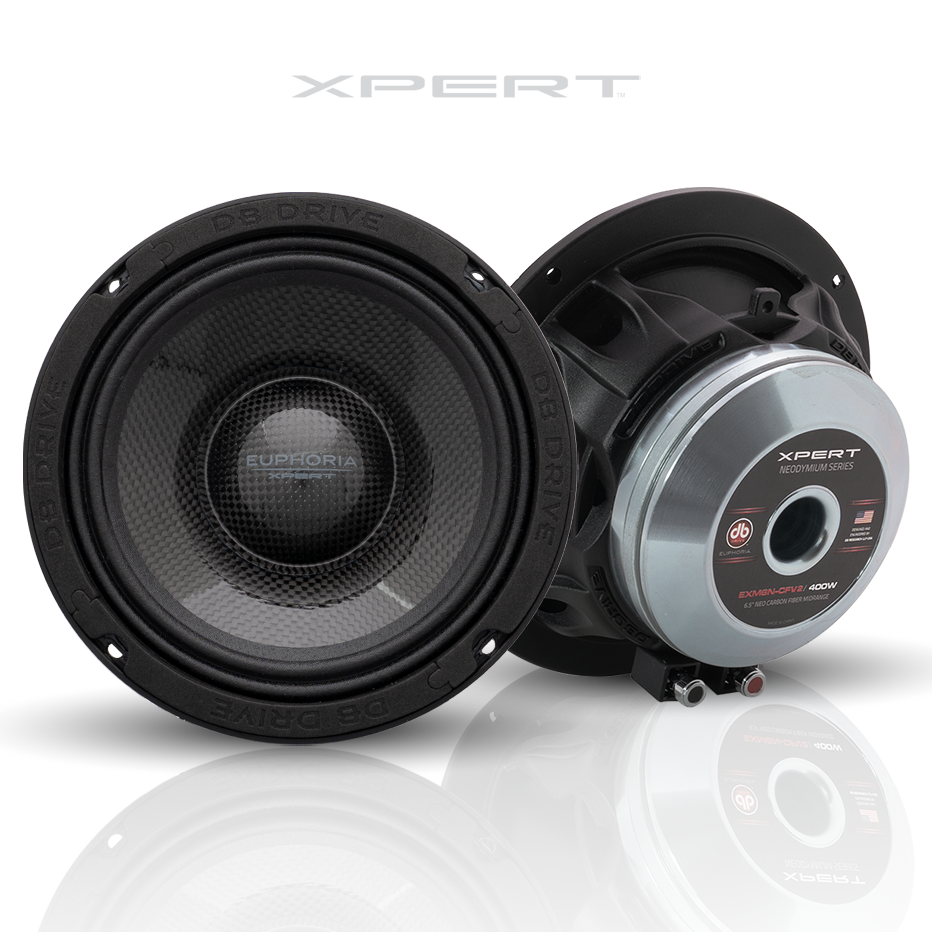 DB Drive EXM6N-CFV2 : 6.5 in. NEO Carbon Fiber Midrange (sold as single)