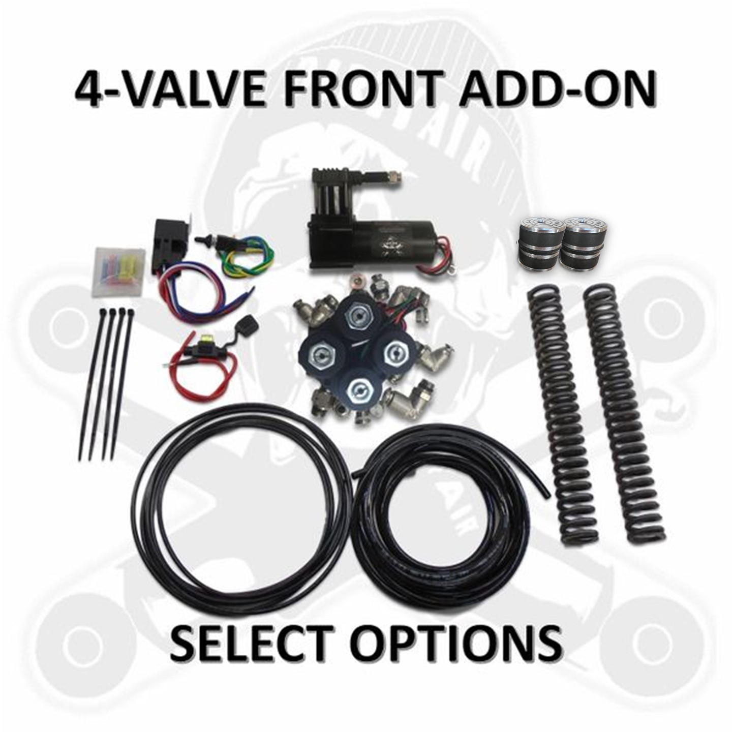 Dirty Air DIRTY AIR Front Add On with 4-valve Manifold