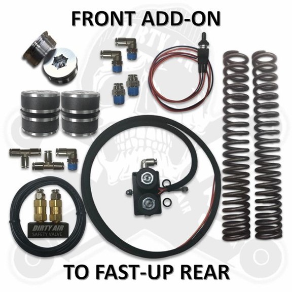 Dirty Air DIRTY AIR *NEW* FAST-UP REAR "ADD ON" FRONT AIR PARTS