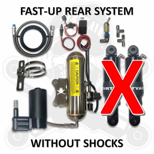 Dirty Air DIRTY AIR Rear Air Suspension System NEW FAST-UP *WITHOUT SHOCKS*