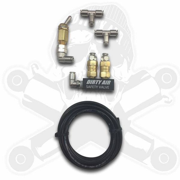 Dirty Air DIRTY AIR Safety Valve Kit FRONT+REAR