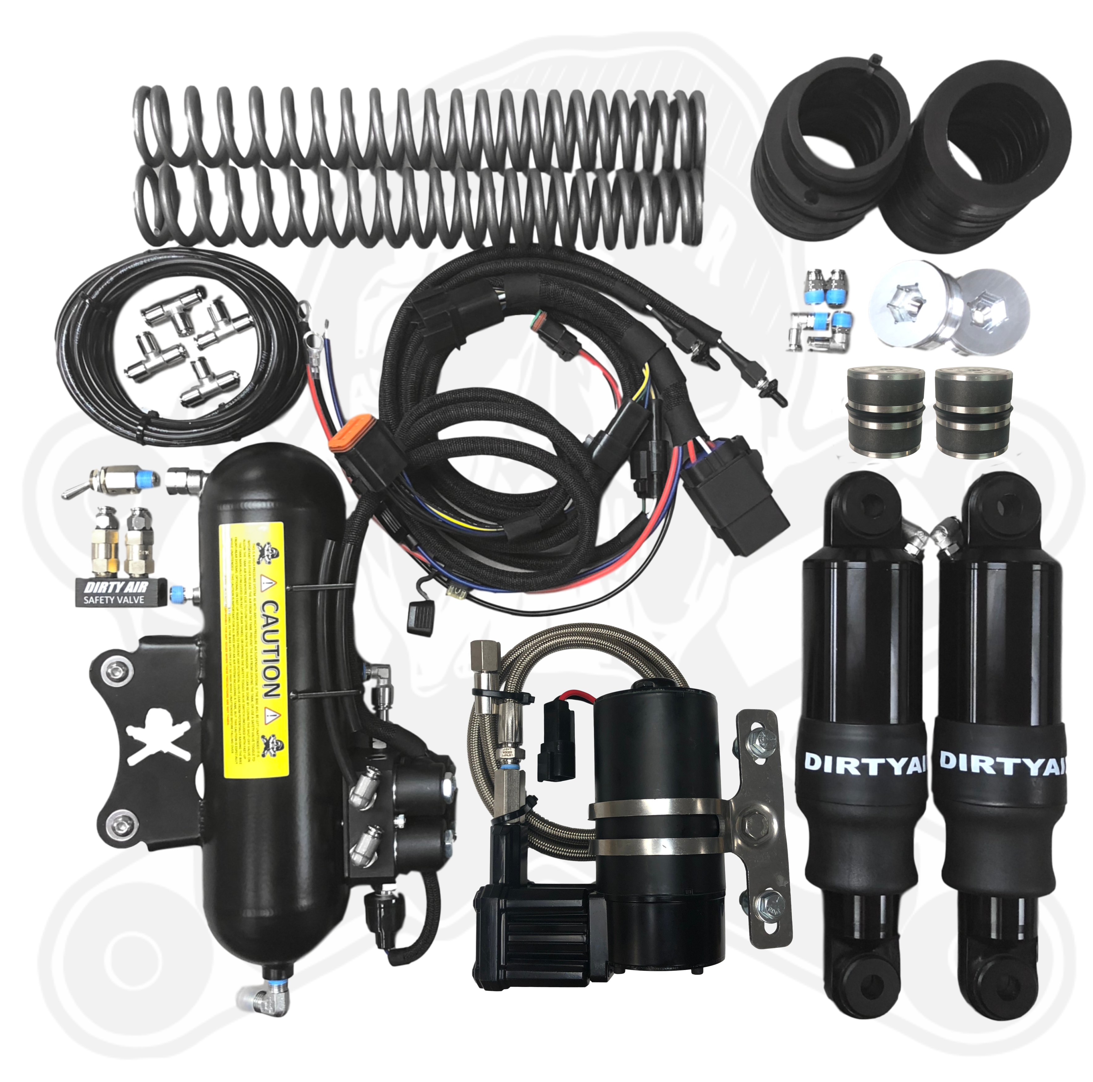 Dirty Air DIRTY AIR "STEALTH"  Fast Front+Rear Air Suspension System