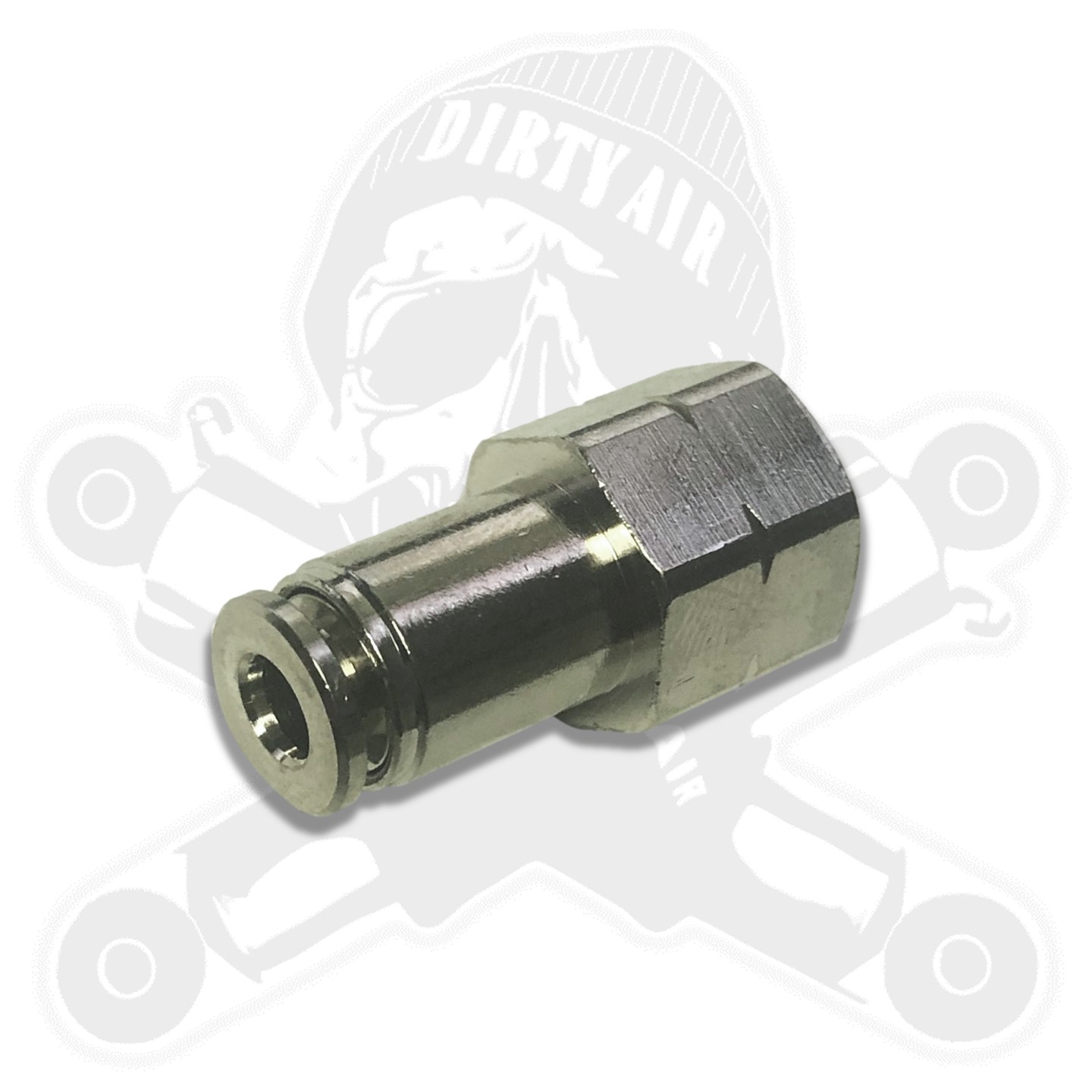 Dirty Air STRAIGHT AIR FITTING - FEMALE THREAD X PUSH-TO-CONNECT