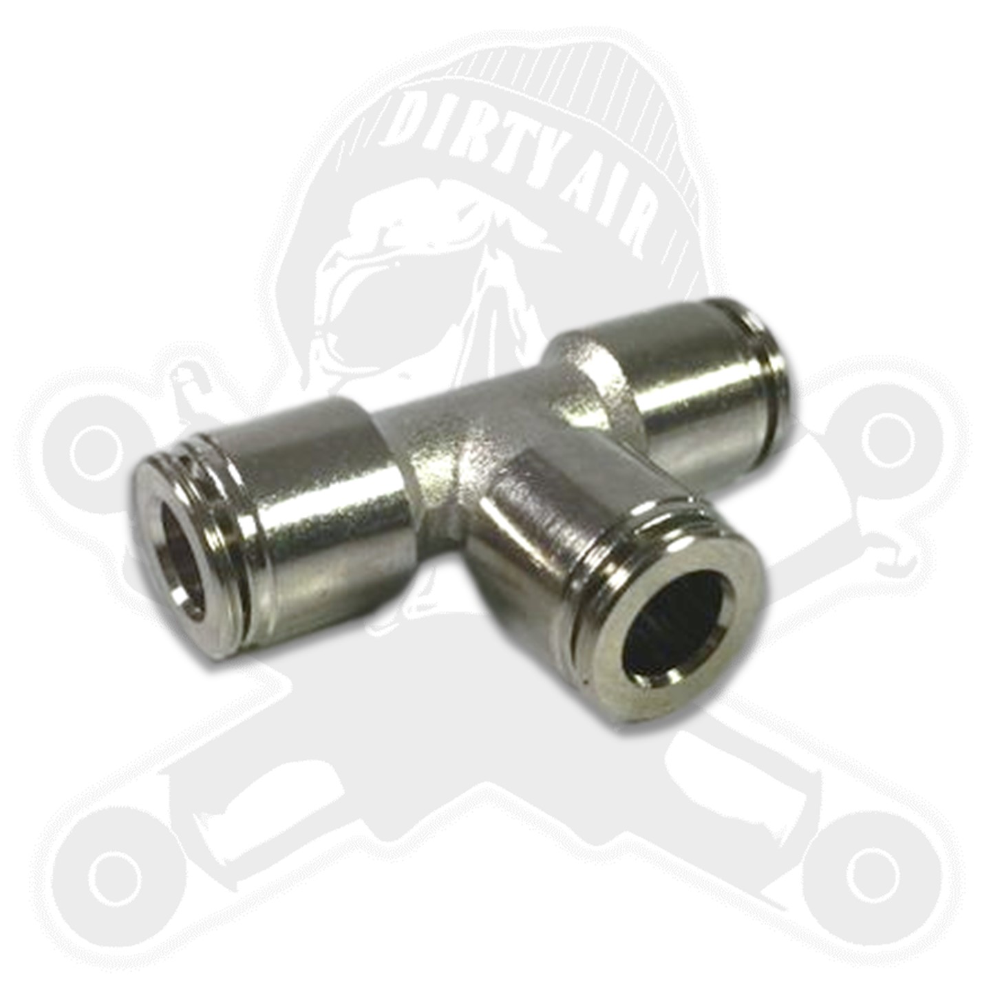Dirty Air TEE UNION FITTING - PUSH-TO-CONNECT
