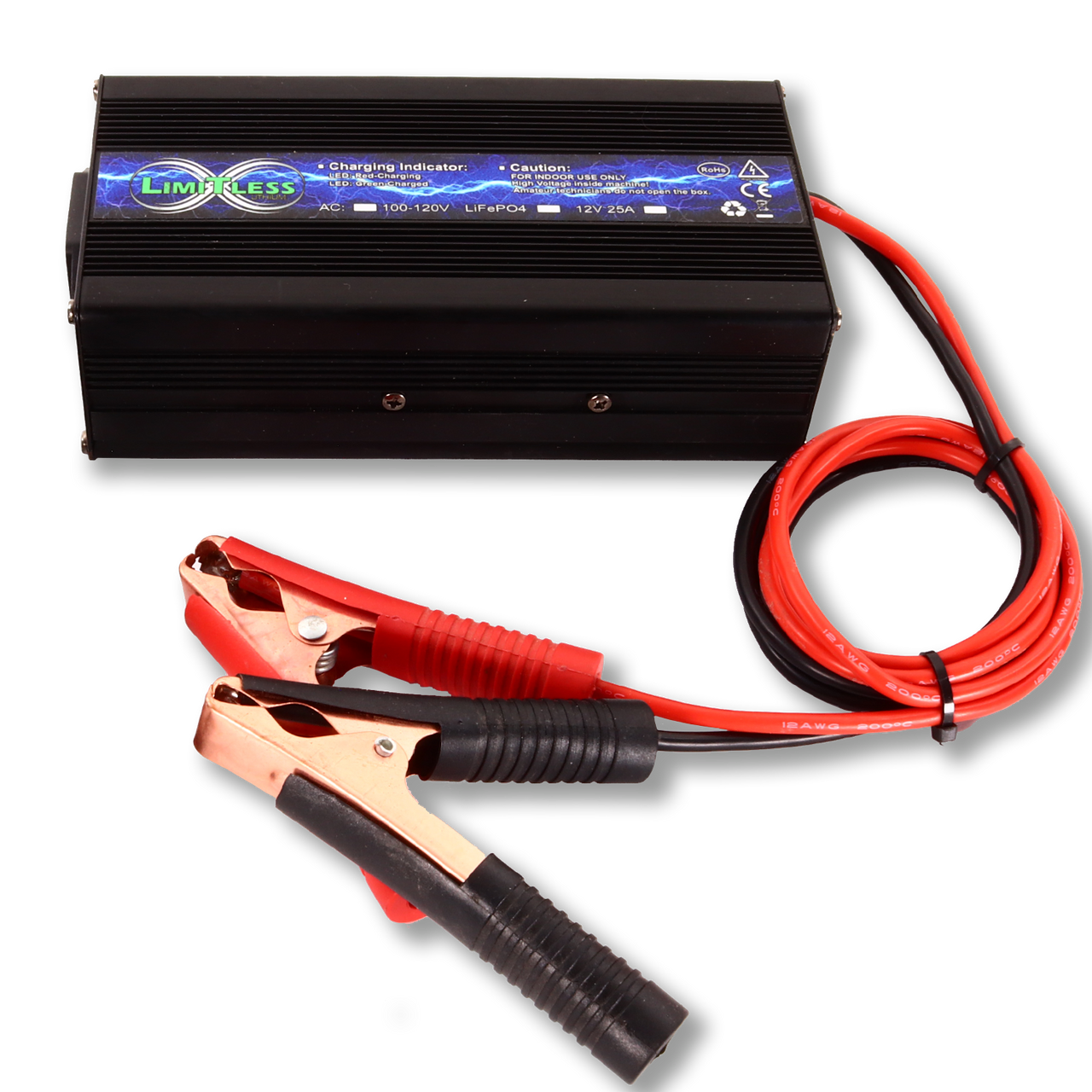 Limitless Lithium Limitless Lithium 25A 12v Charger ( Sodium / Lifepo4 )