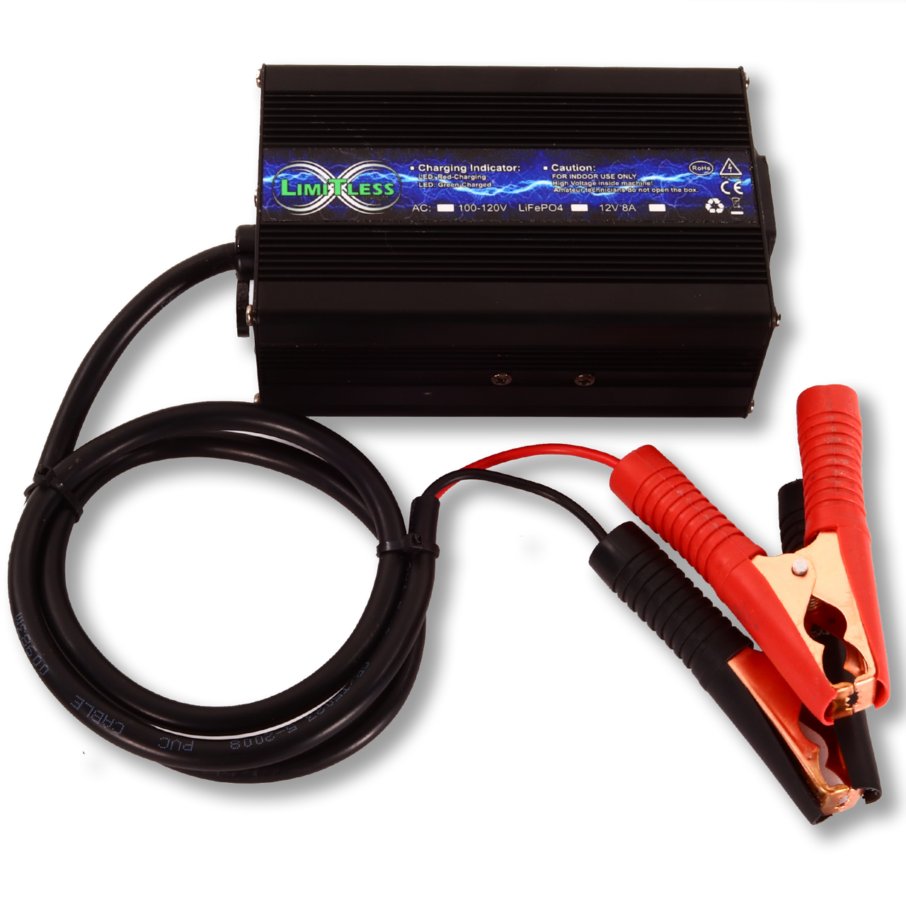 Limitless Lithium Limitless Lithium 8A 12 Volt charger ( Sodium / Lifepo4 )