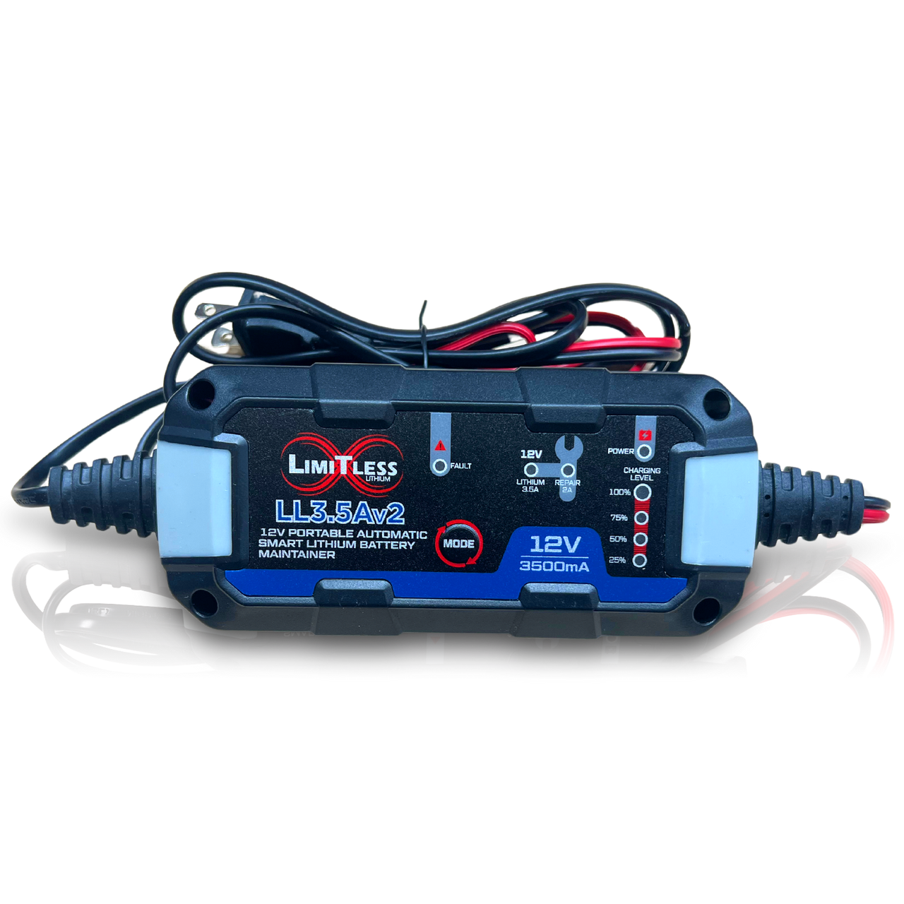 Limitless Lithium Limitless Lithium Stock Voltage  3.5A Battery Maintainer v2  (Sodium / Lifepo4)