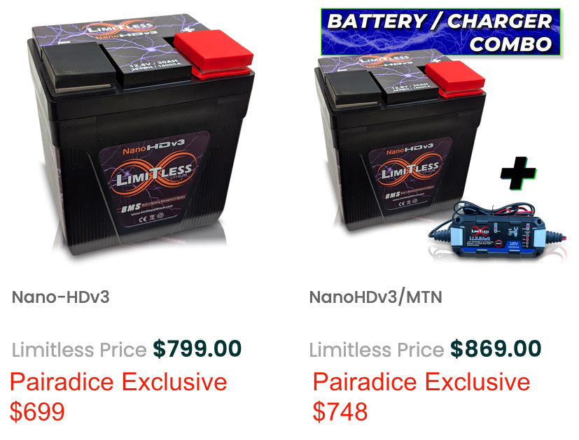 Limitless Lithium Limitless HD nano V3 lithium battery